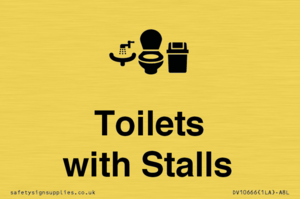 Toilets: Stalls and Wash Basin with Sanitary Bin